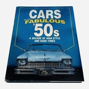Cars of the Fabulous 50s Hardcover Book James M Flammang Vintage Auto History VG